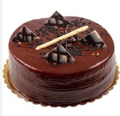 Özel Günler İçin 2-3 Kişilik Çikolatalı Yuvarlak Pasta